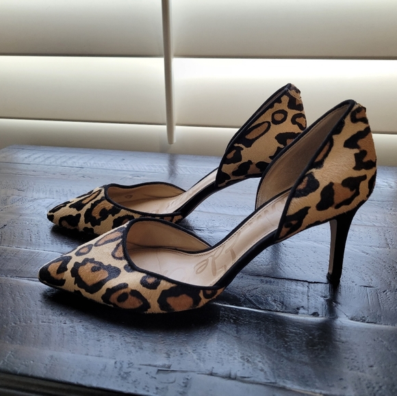 Sam Edelman Size 8 Leopard Pumps - Picture 2 of 9